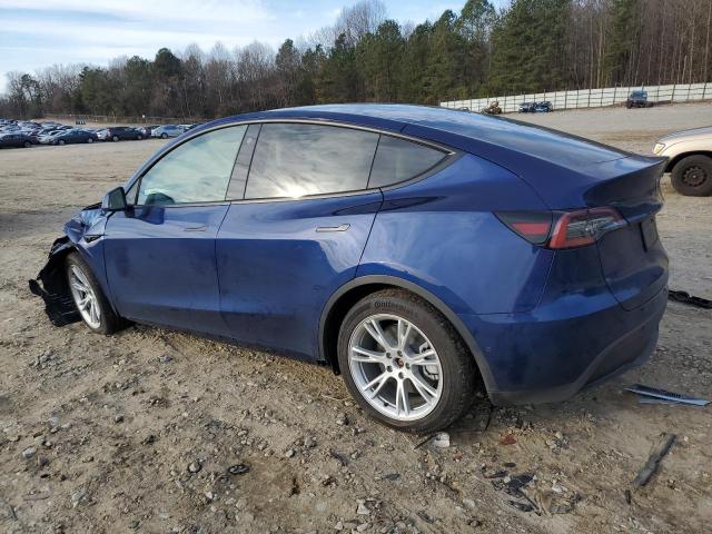 7SAYGDEE2NF520870 - 2022 TESLA MODEL Y BLUE photo 2