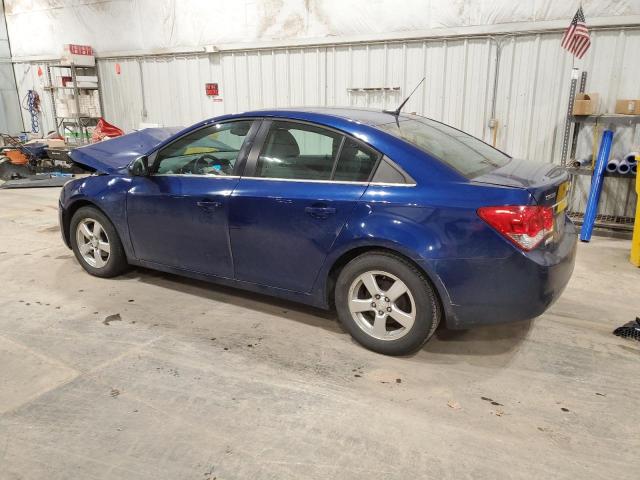 1G1PF5SC1C7332826 - 2012 CHEVROLET CRUZE LT BLUE photo 2