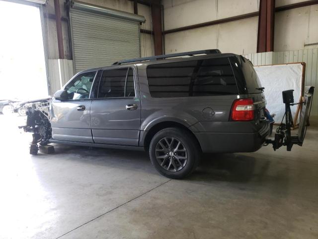 1FMJK1KT9HEA76712 - 2017 FORD EXPEDITION EL LIMITED GRAY photo 2