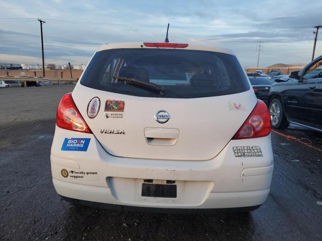 3N1BC1CP4AL454998 - 2010 NISSAN VERSA S WHITE photo 6