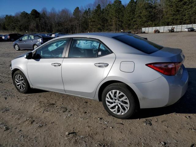 5YFBURHE5KP928509 - 2019 TOYOTA COROLLA L SILVER photo 2