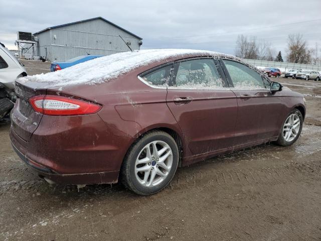 3FA6P0H79FR198597 - 2015 FORD FUSION SE BURGUNDY photo 3