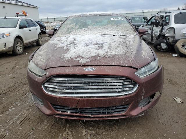 3FA6P0H79FR198597 - 2015 FORD FUSION SE BURGUNDY photo 5