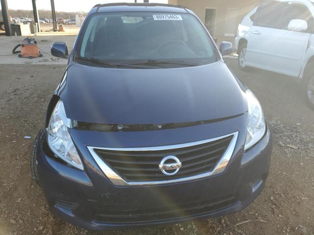 3N1CN7AP5EL802754 - 2014 NISSAN VERSA S BLUE photo 5