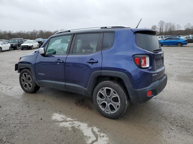 ZACCJBDB4HPF96057 - 2017 JEEP RENEGADE LIMITED BLUE photo 2