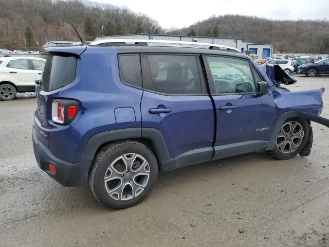 ZACCJBDB4HPF96057 - 2017 JEEP RENEGADE LIMITED BLUE photo 3