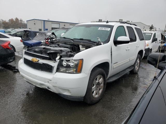 1GNSKBE06CR204297 - 2012 CHEVROLET TAHOE K1500 LT WHITE photo 1