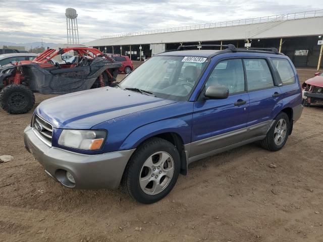 JF1SG65613H714705 - 2003 SUBARU FORESTER 2.5XS BLUE photo 1