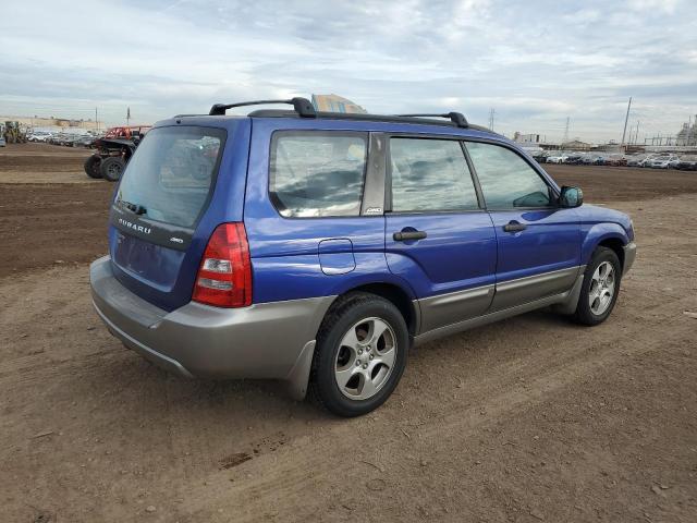 JF1SG65613H714705 - 2003 SUBARU FORESTER 2.5XS BLUE photo 3