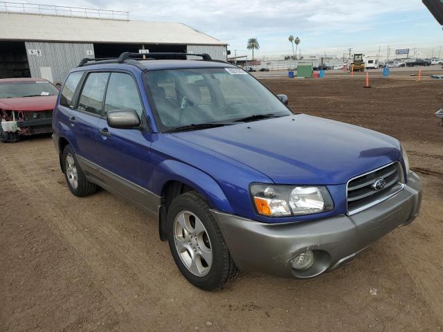 JF1SG65613H714705 - 2003 SUBARU FORESTER 2.5XS BLUE photo 4