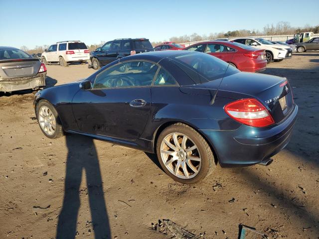 WDBWK56F95F012292 - 2005 MERCEDES-BENZ SLK 350 BLUE photo 2