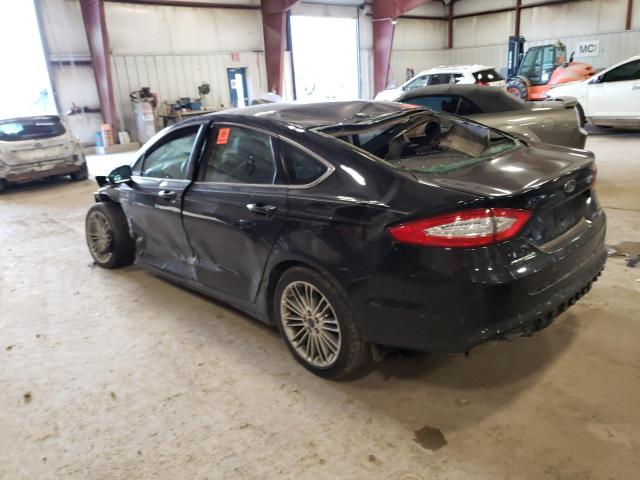 3FA6P0H91DR214208 - 2013 FORD FUSION SE BLACK photo 2