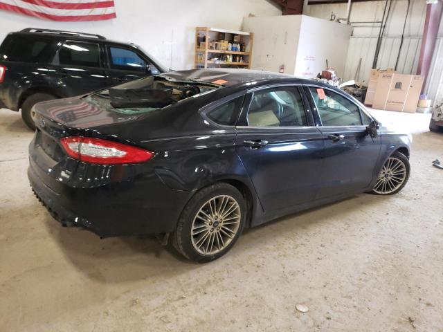 3FA6P0H91DR214208 - 2013 FORD FUSION SE BLACK photo 3