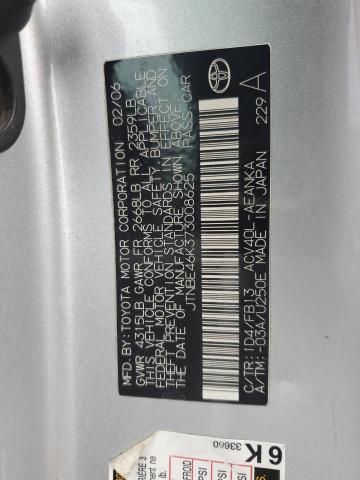 JTNBE46K373008625 - 2007 TOYOTA CAMRY CE SILVER photo 12