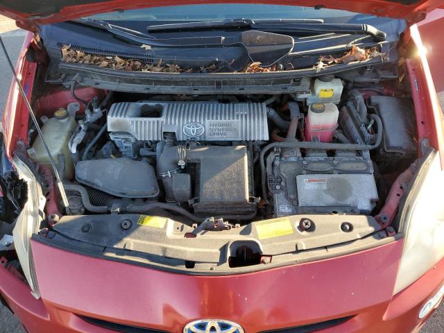 JTDKN3DU7A5226081 - 2010 TOYOTA PRIUS RED photo 11