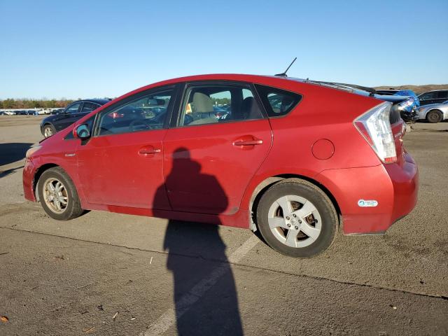 JTDKN3DU7A5226081 - 2010 TOYOTA PRIUS RED photo 2