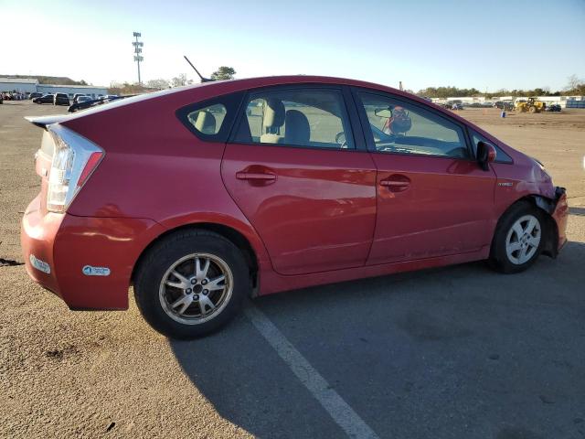 JTDKN3DU7A5226081 - 2010 TOYOTA PRIUS RED photo 3