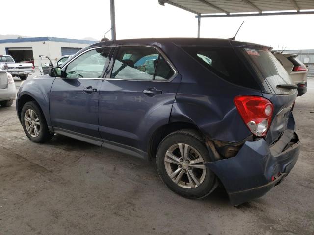 2GNALBEKXD6369616 - 2013 CHEVROLET EQUINOX LS BLUE photo 2