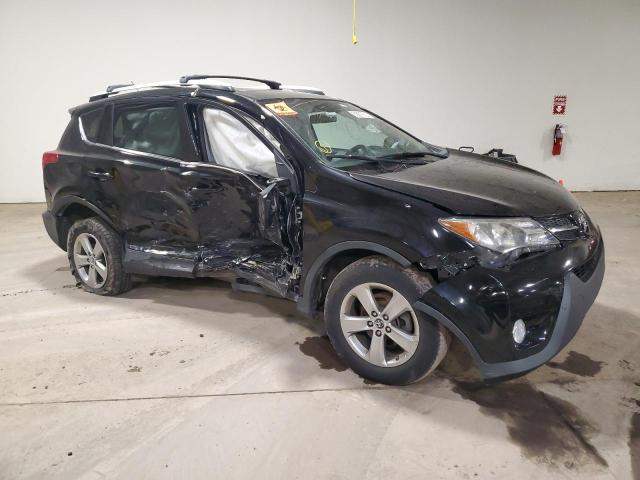 2T3RFREV8FW232994 - 2015 TOYOTA RAV4 XLE BLACK photo 4