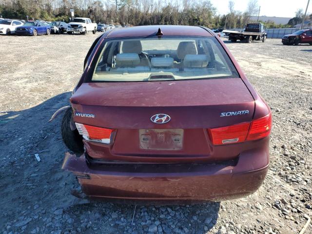 5NPET4AC3AH635246 - 2010 HYUNDAI SONATA GLS MAROON photo 6