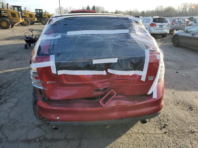 2FMDK48C88BB28574 - 2008 FORD EDGE SEL BURGUNDY photo 6