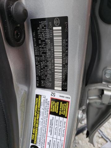 4T1G11AK7PU148971 - 2023 TOYOTA CAMRY SE NIGHT SHADE SILVER photo 12