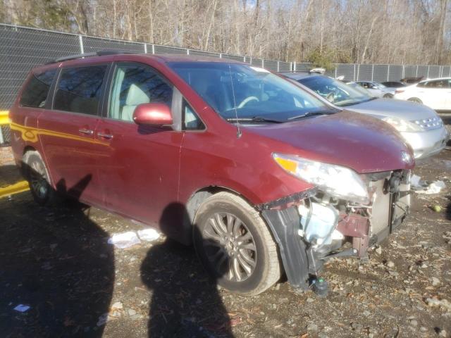 5TDYK3DC5ES407755 - 2014 TOYOTA SIENNA XLE BURGUNDY photo 4