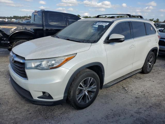 5TDJKRFH4GS292467 - 2016 TOYOTA HIGHLANDER XLE Ağ foto 1
