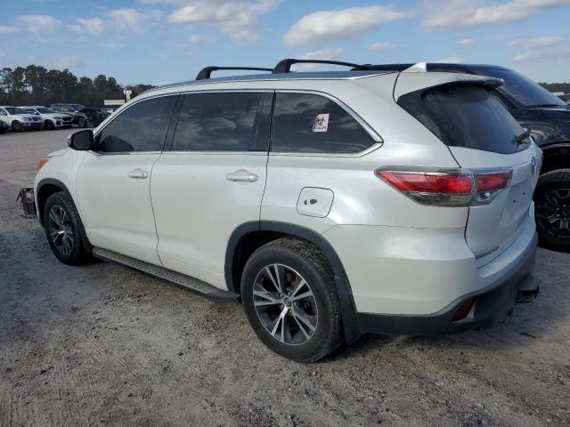 5TDJKRFH4GS292467 - 2016 TOYOTA HIGHLANDER XLE Ağ foto 2