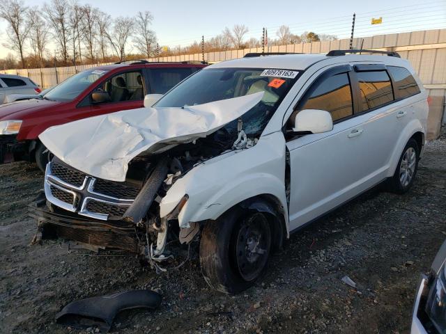 3C4PDCBB2KT796923 - 2019 DODGE JOURNEY SE WHITE photo 1