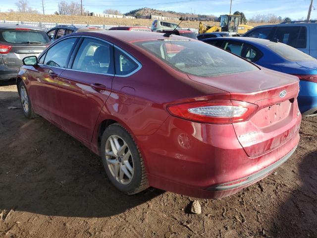 3FA6P0HD7ER163738 - 2014 FORD FUSION SE MAROON photo 2