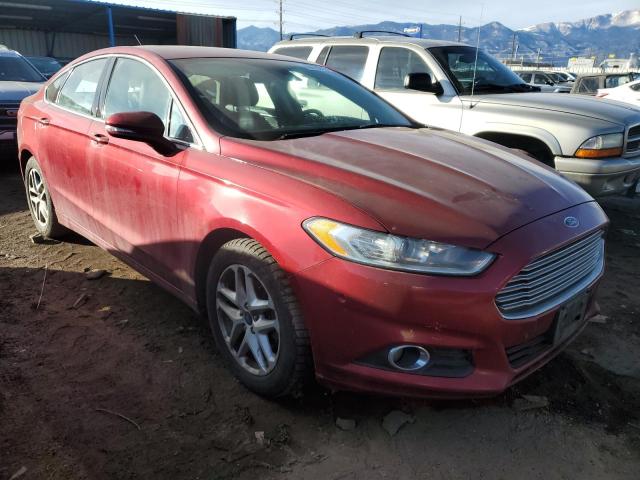 3FA6P0HD7ER163738 - 2014 FORD FUSION SE MAROON photo 4