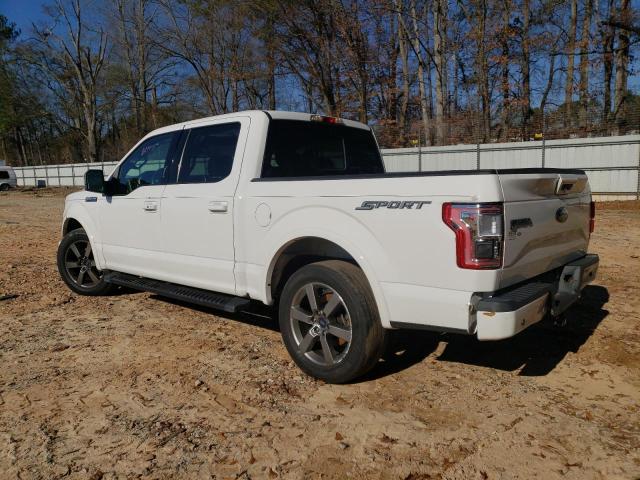 1FTEW1CFXFFB11476 - 2015 FORD F150 SUPERCREW WHITE photo 2