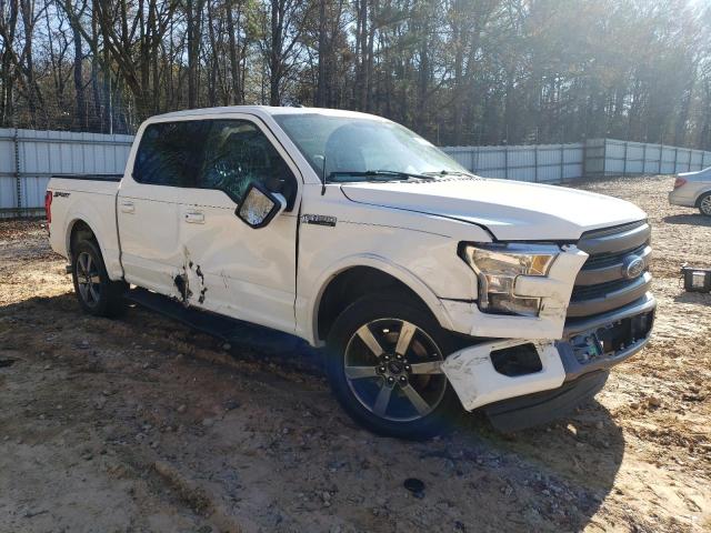 1FTEW1CFXFFB11476 - 2015 FORD F150 SUPERCREW WHITE photo 4