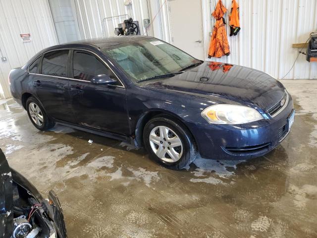 2G1WB57K991274557 - 2009 CHEVROLET IMPALA LS BLUE photo 4