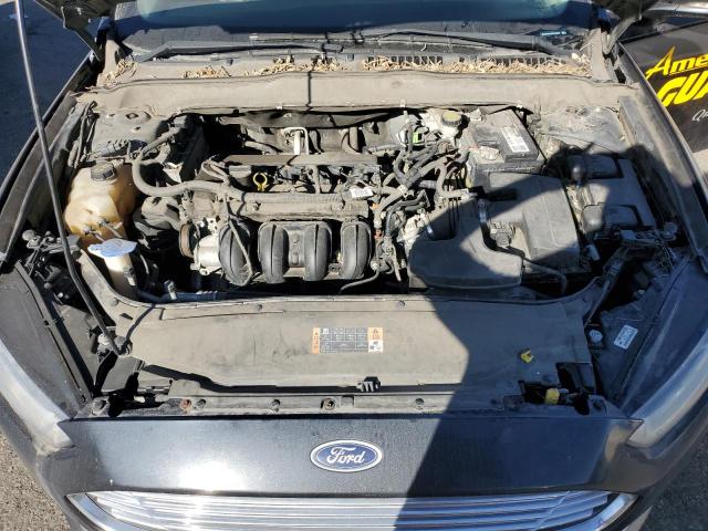 3FA6P0H79FR305695 - 2015 FORD FUSION SE BLACK photo 11