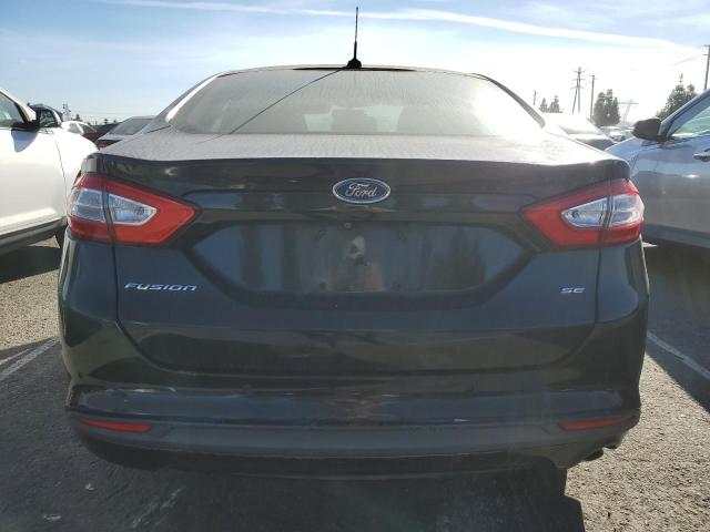 3FA6P0H79FR305695 - 2015 FORD FUSION SE BLACK photo 6