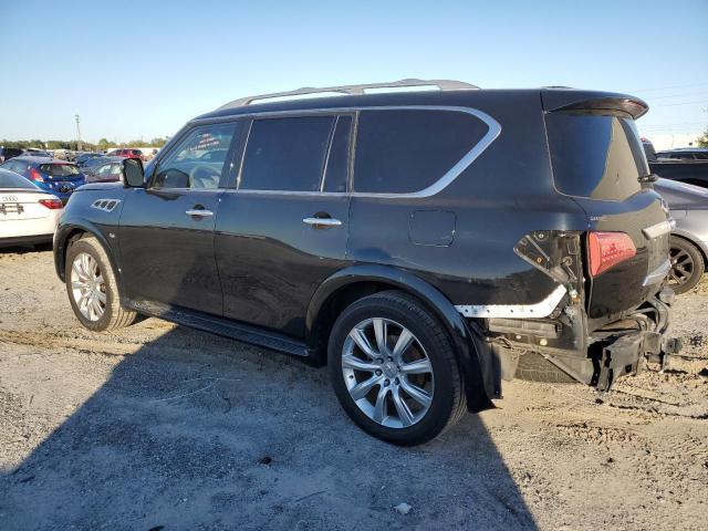 JN8AZ2NF5E9556539 - 2014 INFINITI QX80 BLACK photo 2