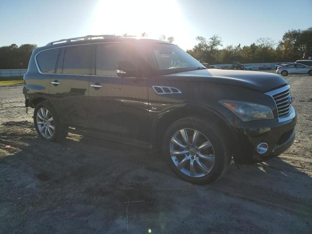 JN8AZ2NF5E9556539 - 2014 INFINITI QX80 BLACK photo 4