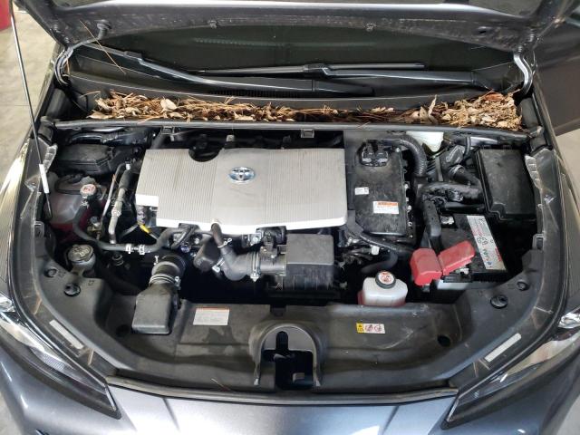 JTDL9MFU9N3032715 - 2022 TOYOTA PRIUS LE CHARCOAL photo 11