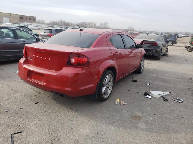 1C3CDZAB0EN112589 - 2013 DODGE AVENGER SE RED photo 3