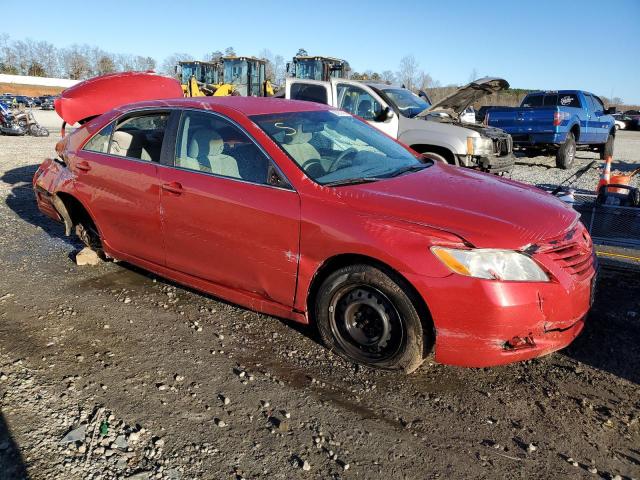 4T1BE46K27U119290 - 2007 TOYOTA CAMRY CE RED photo 4