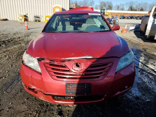 4T1BE46K27U119290 - 2007 TOYOTA CAMRY CE RED photo 5