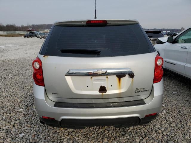 2GNFLCEKXC6332592 - 2012 CHEVROLET EQUINOX LS SILVER photo 6