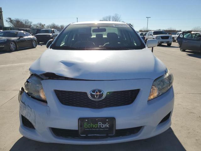 JTDBL40E699063664 - 2009 TOYOTA COROLLA BASE WHITE photo 5