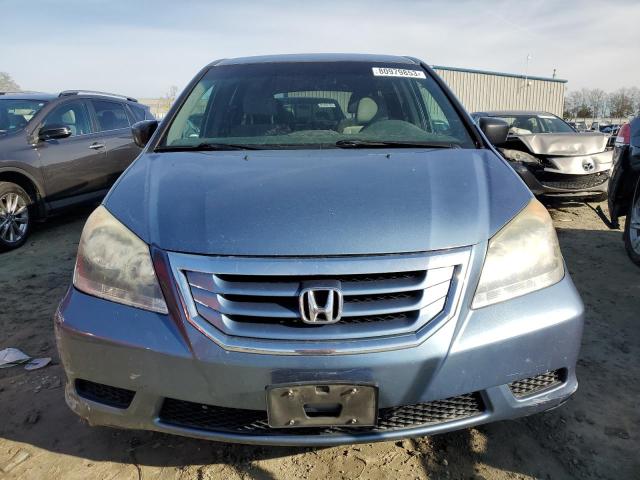 5FNRL38299B047368 - 2009 HONDA ODYSSEY LX BLUE photo 5