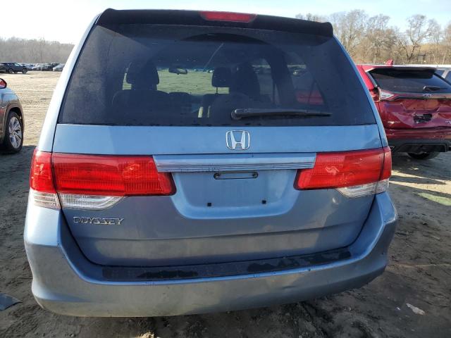 5FNRL38299B047368 - 2009 HONDA ODYSSEY LX BLUE photo 6