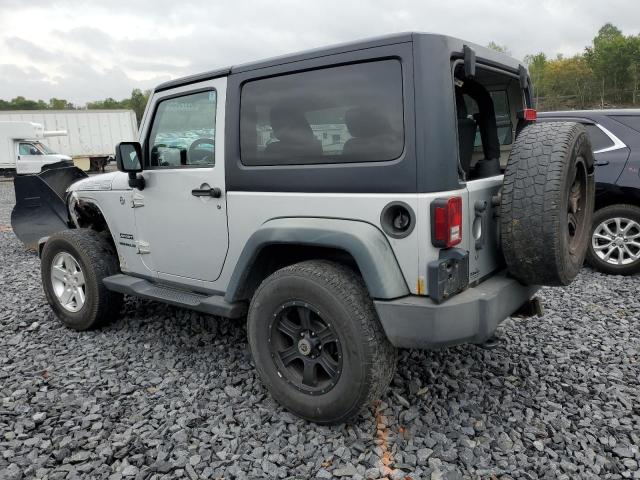 1C4AJWAG6CL228765 - 2012 JEEP WRANGLER SPORT SILVER photo 2
