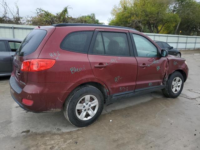 5NMSG13D39H250306 - 2009 HYUNDAI SANTA FE GLS BURGUNDY photo 3