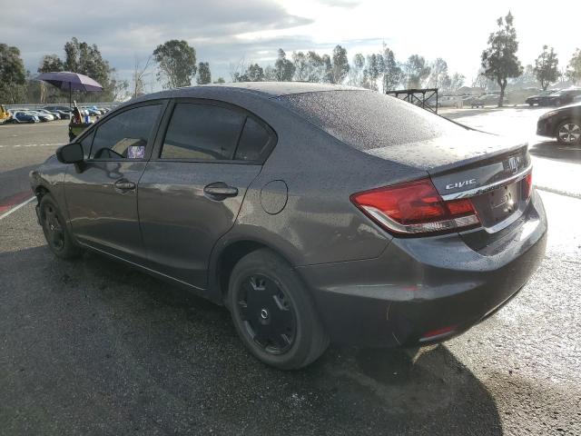 19XFB2F50FE218538 - 2015 HONDA CIVIC LX GRAY photo 2